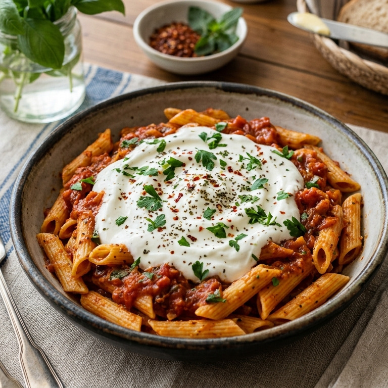 Yoğurtlu Penne