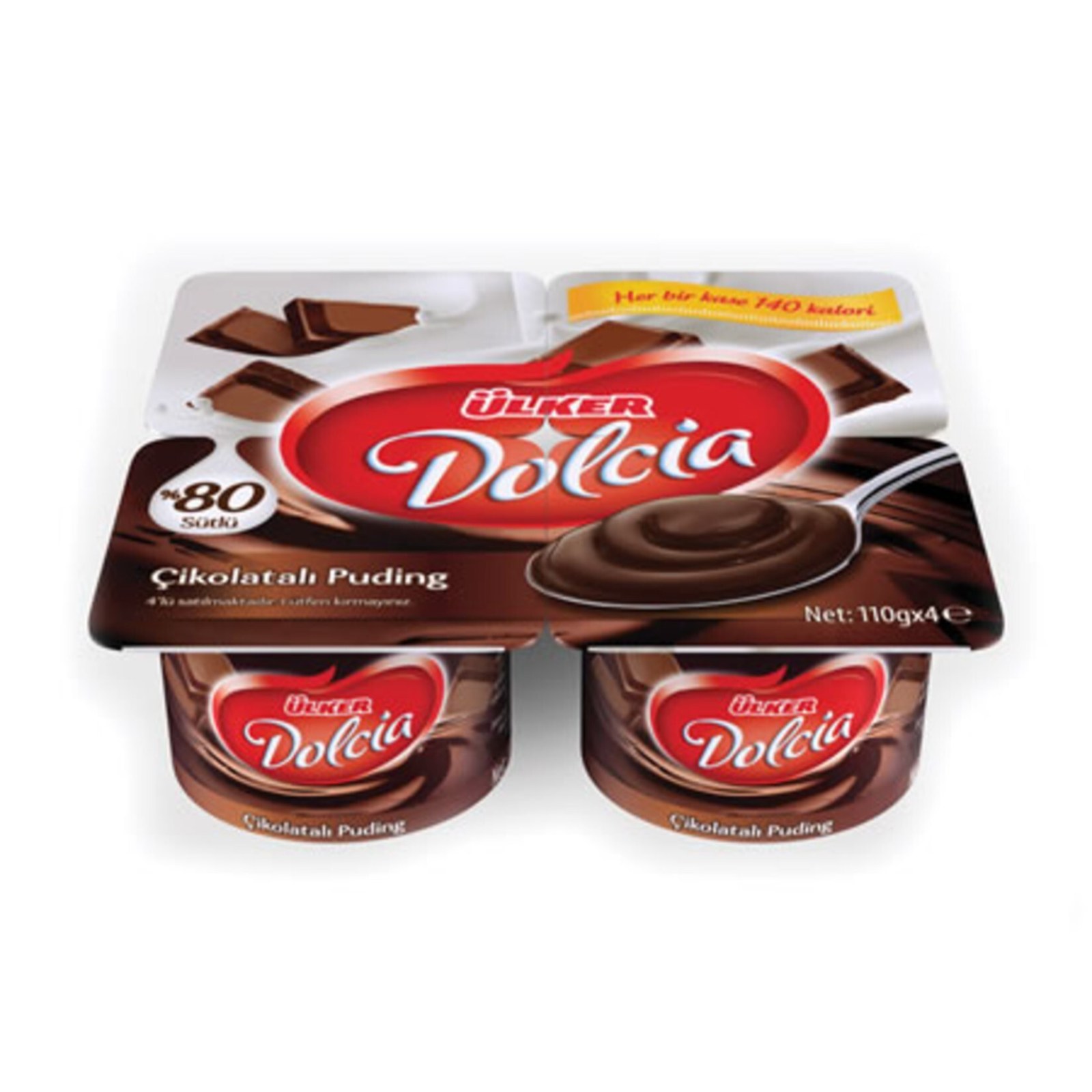 Çikolatalı Puding 4`lü