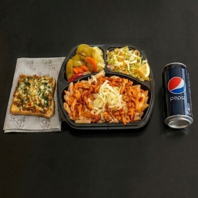 Salsa Soslu Makarna Menü