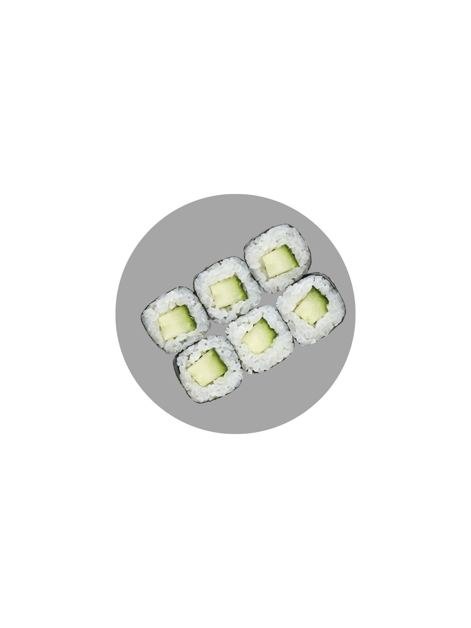 Cucumber Maki 6 Parça