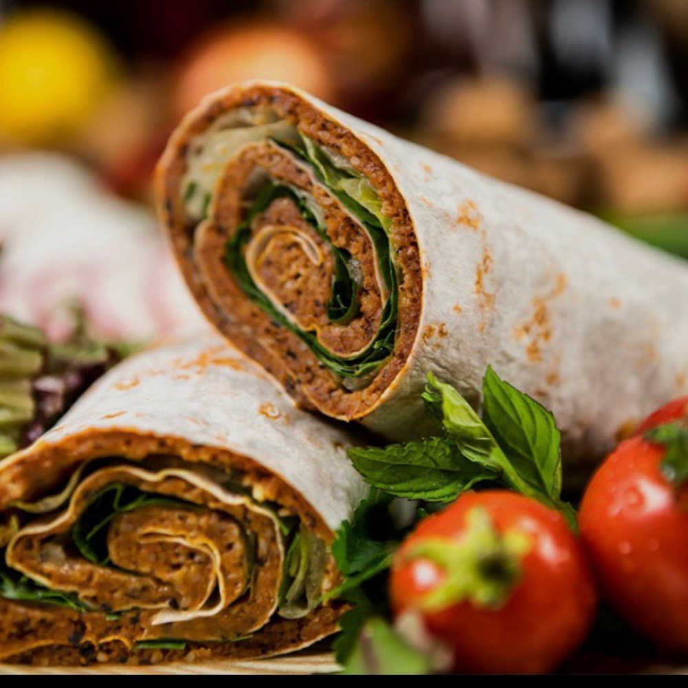 Çiğköfte dürüm menü