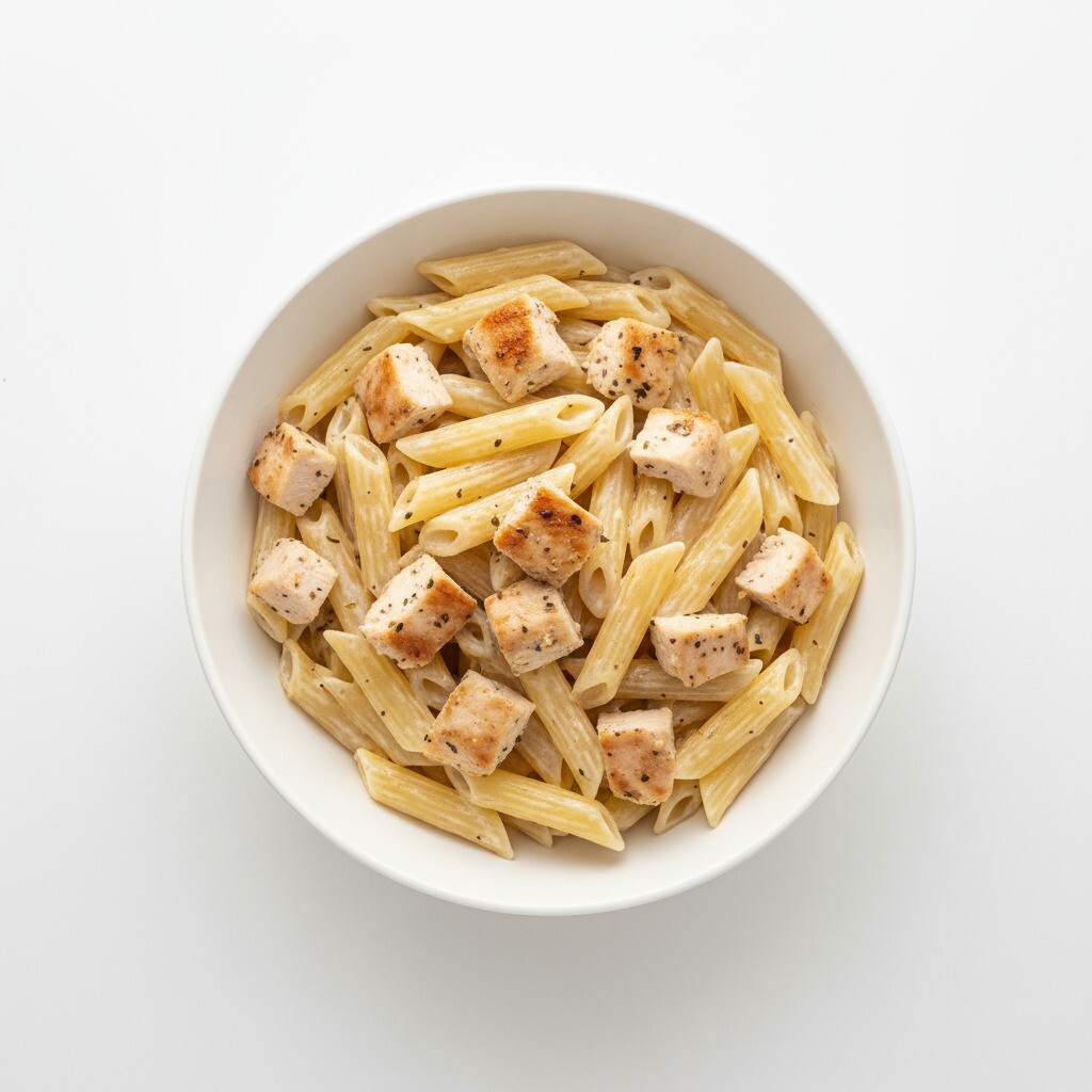Tavuklu Kremalı Penne