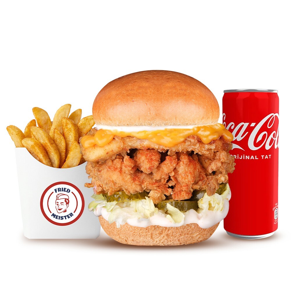 Cheese Peasy Burger Menü