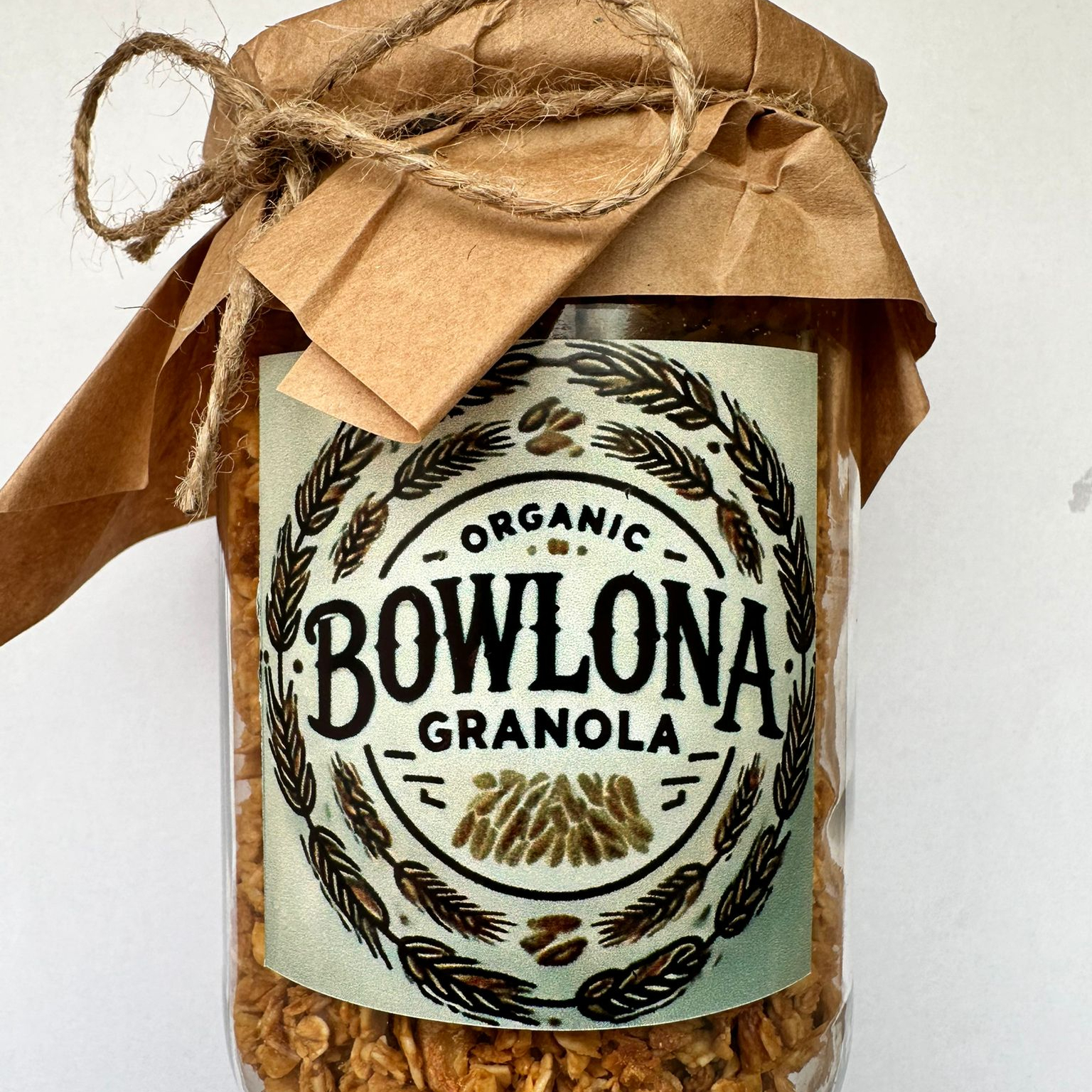 Bowlona Granola - Organik Karışık Orta Kavanoz (300 Gr.)