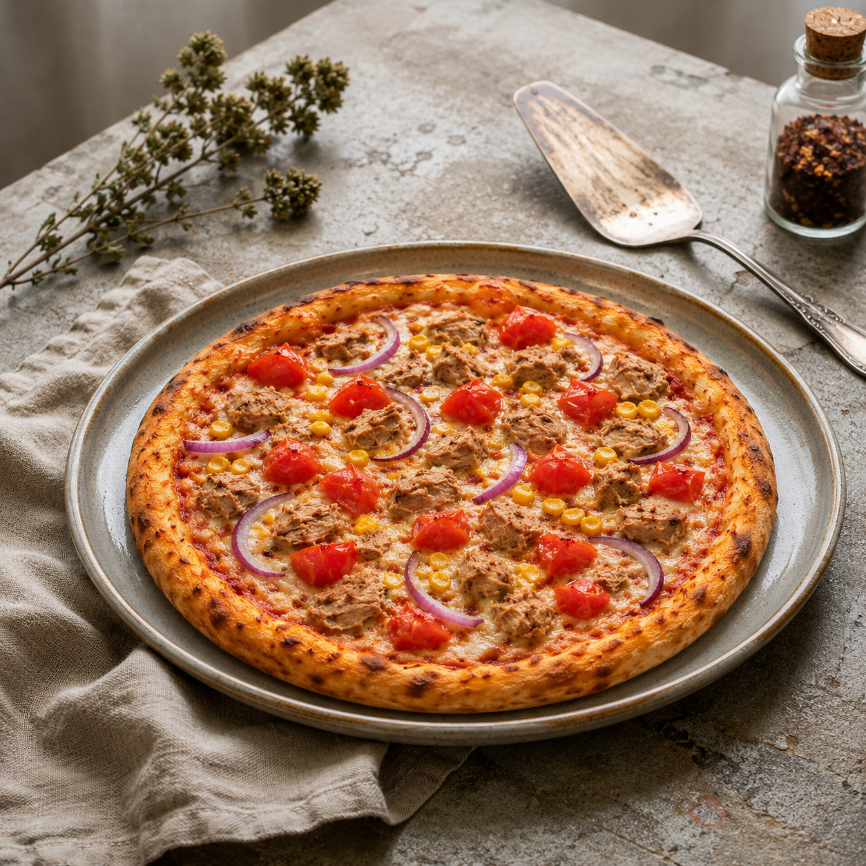 Tuna Pizza (Büyük)