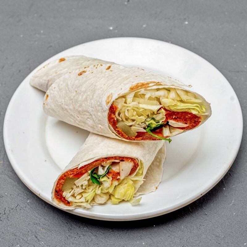 2 Süper Çiğköfte Dürüm (105gr) + 2 Ayran (17cl) + 2 Puding