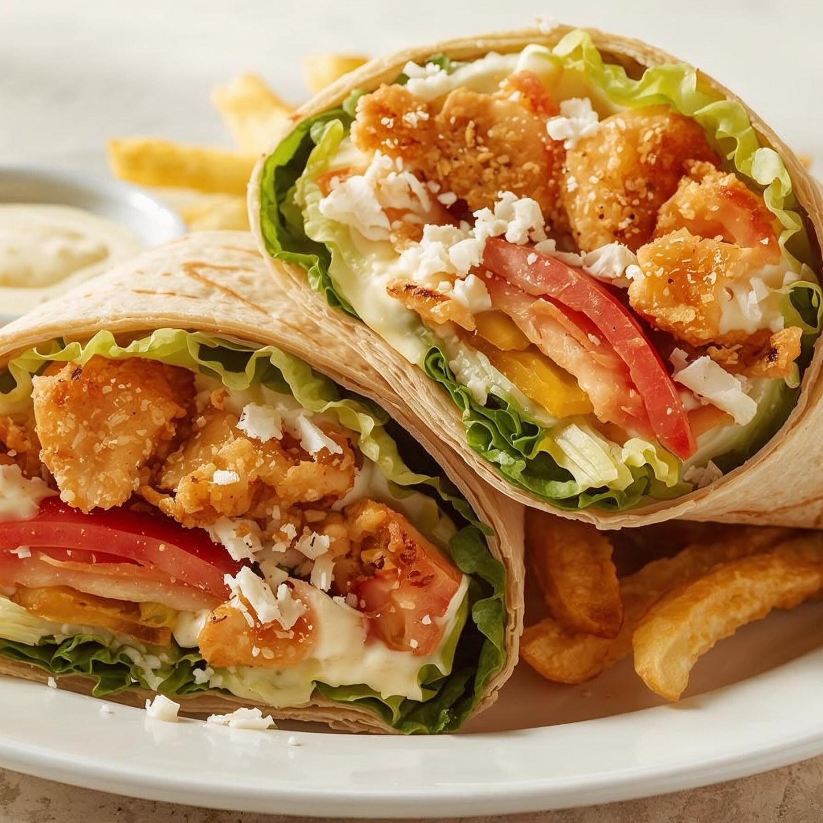 Sezar Wrap + Patates