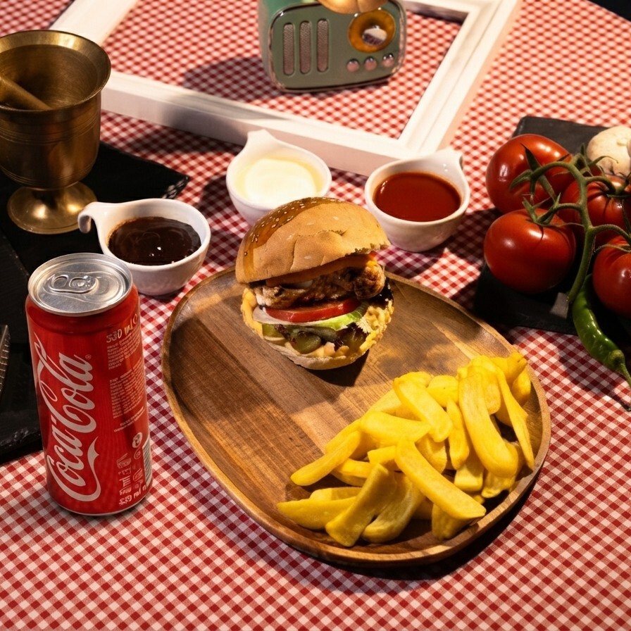 Tavuk Burger Menü