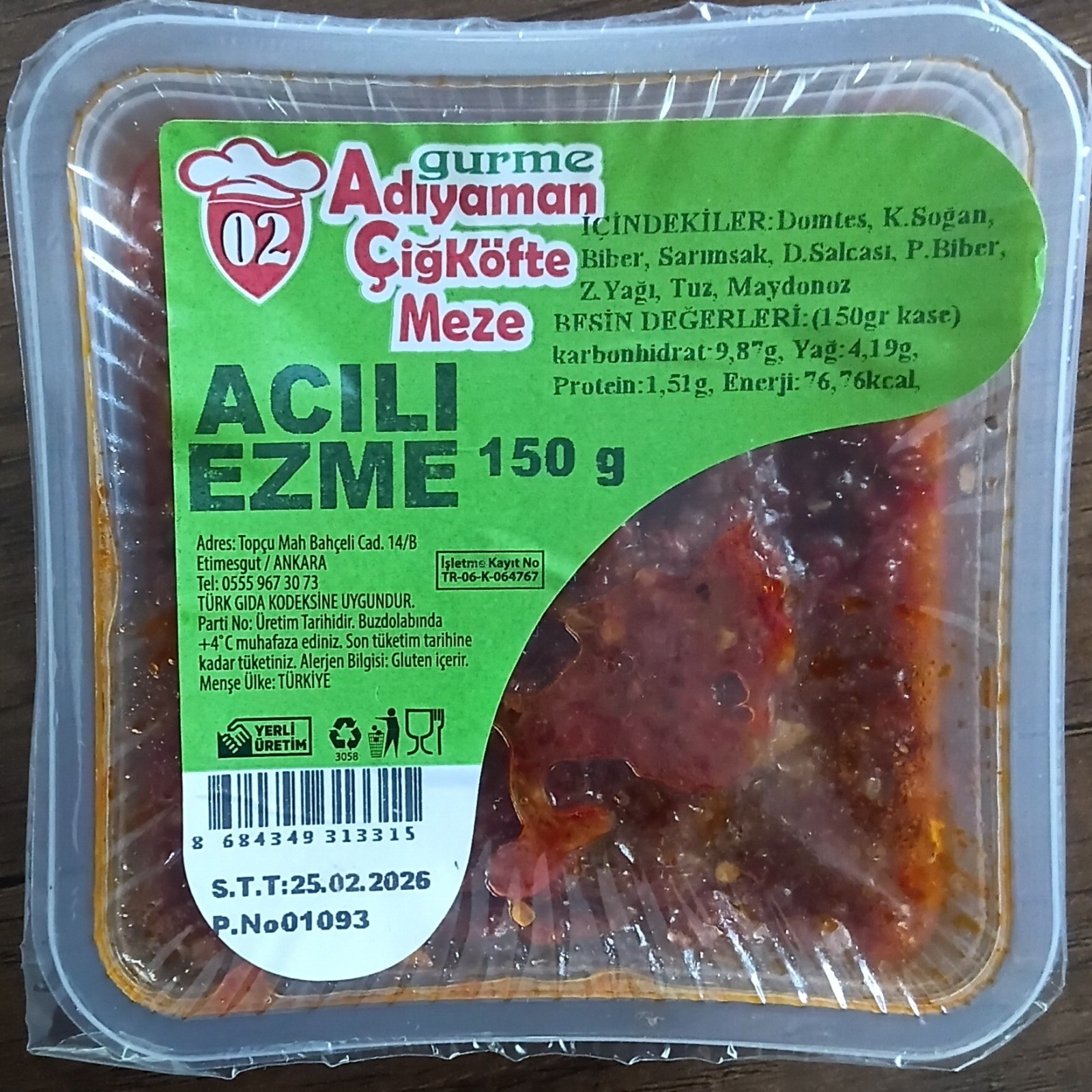 Acılı Ezme