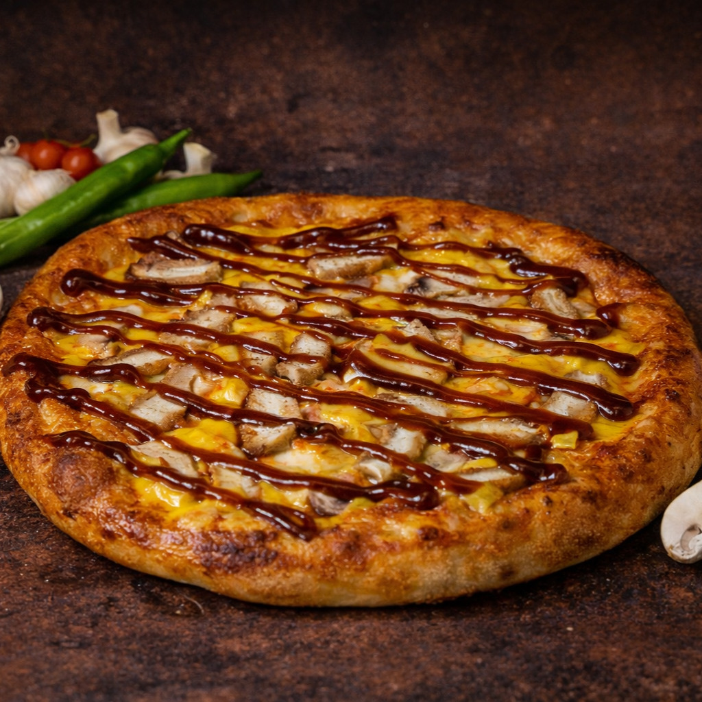 BBQ Chicken Pizza (BÜYÜK BOY)