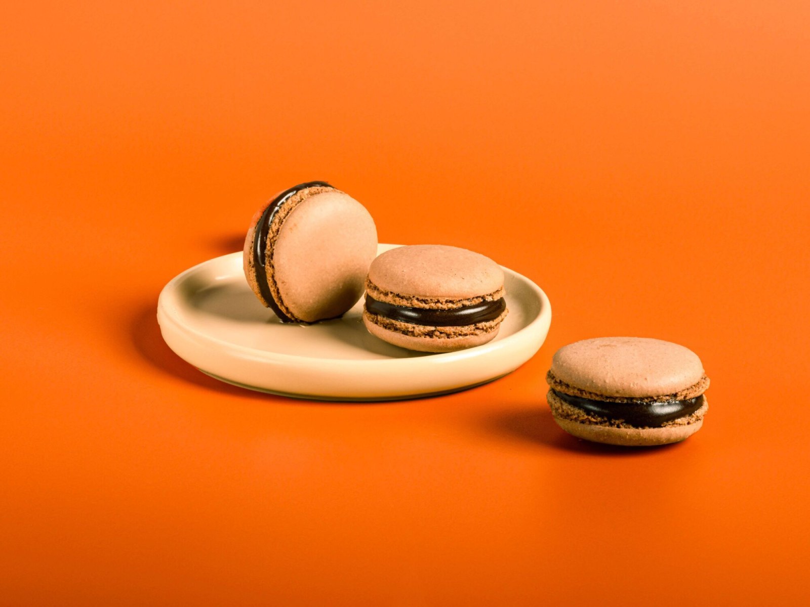 Çikolatalı Macaron
