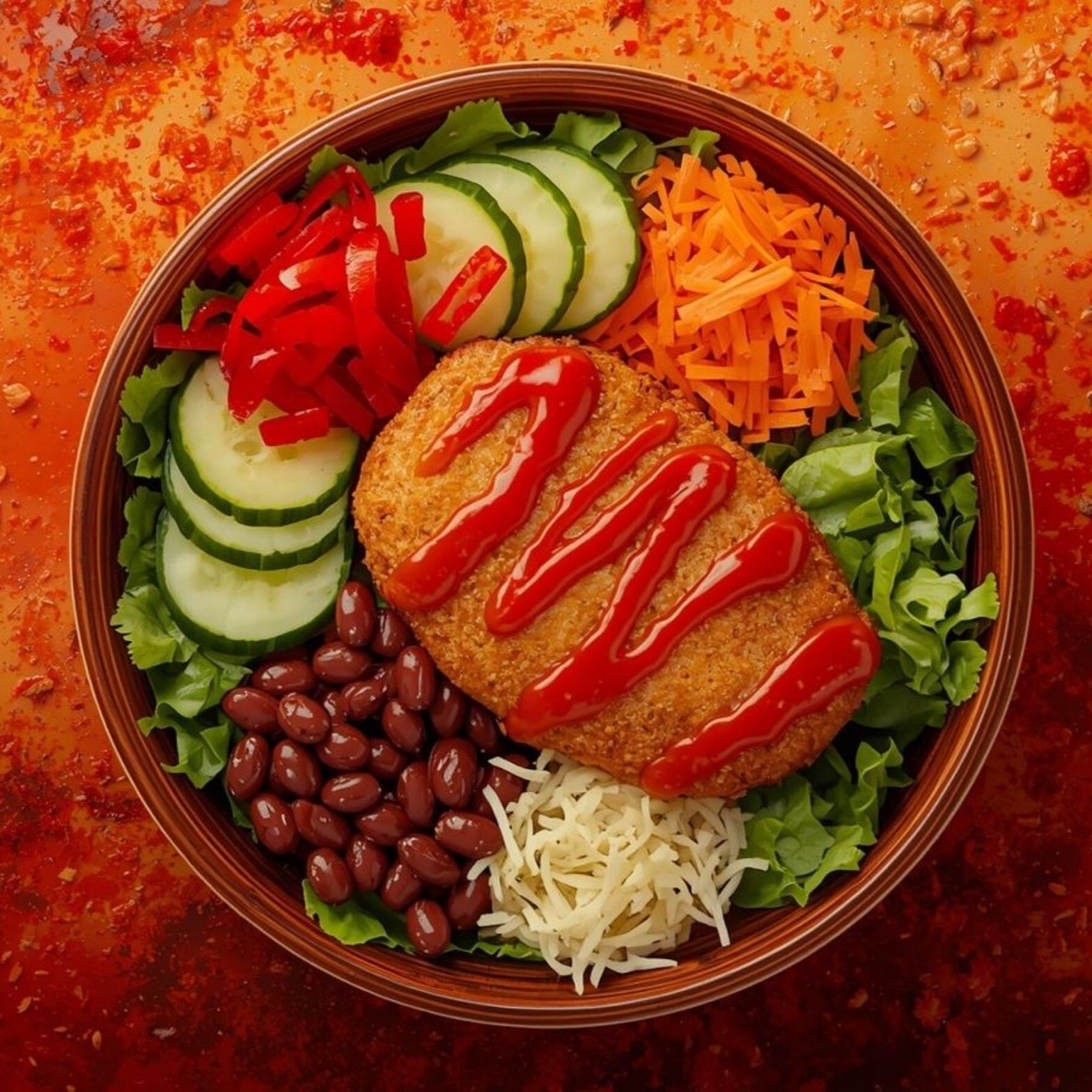Hot Pepper Chicken Katsu Bowl