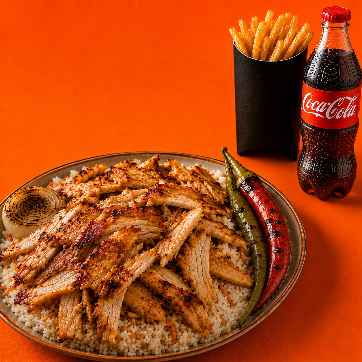 Pilav Üstü Tavuk Döner Menü