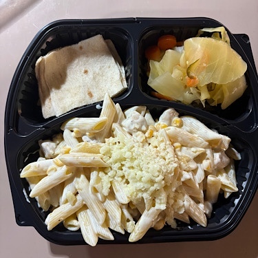 Kremalı Mısırlı Tavuklu Makarna