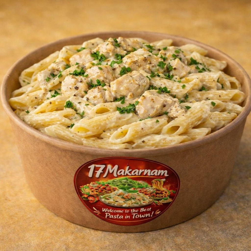 Tavuklu Kremalı Penne