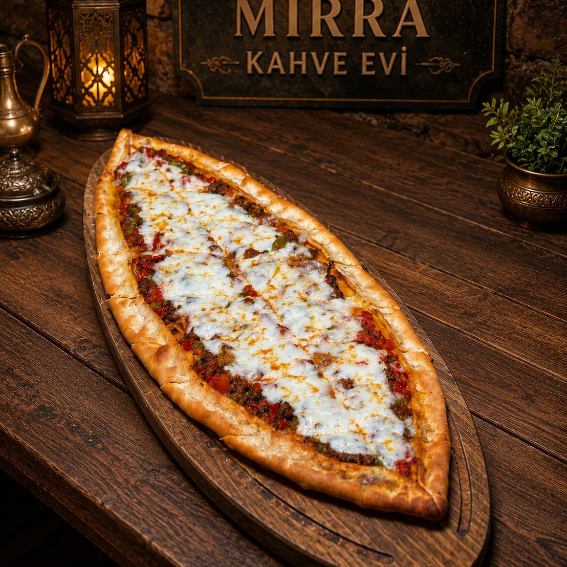 Kuşbaşılı Kaşarlı Pide