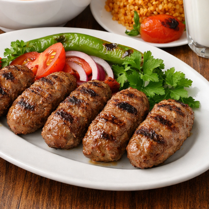 Dana Izgara Köfte+ayran+salata+pilav