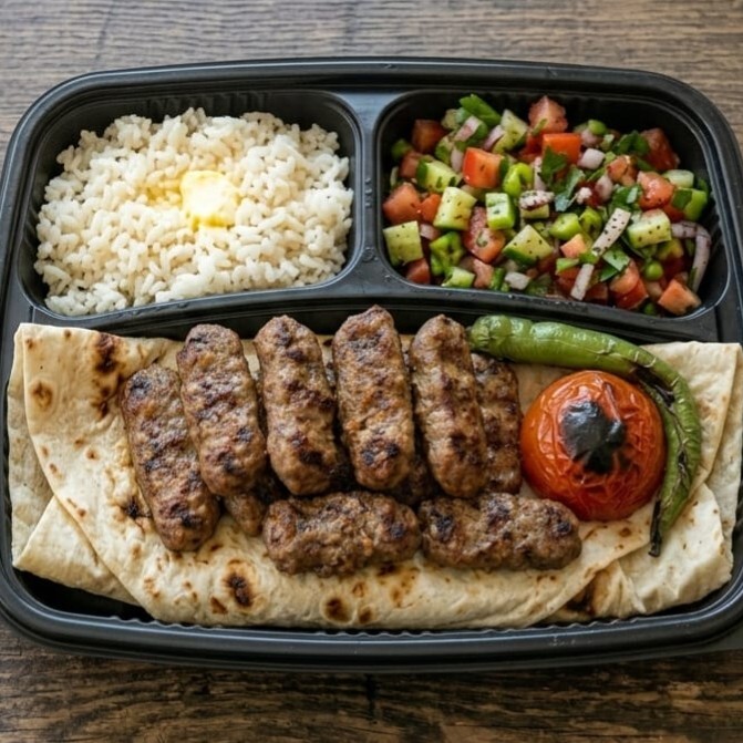 Izgara Köfte & Pilav & Salata