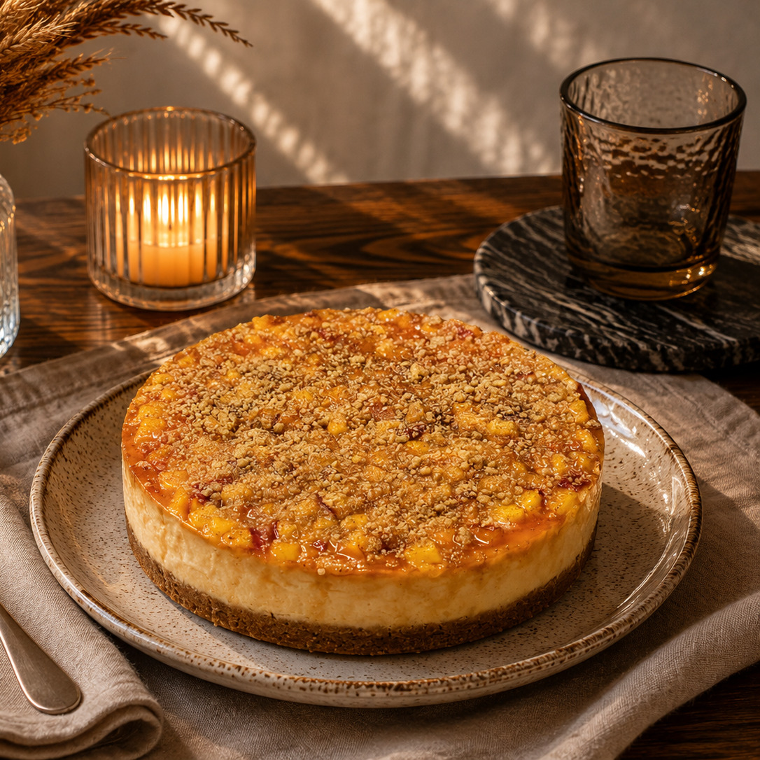 Şeftalili Cheesecake
