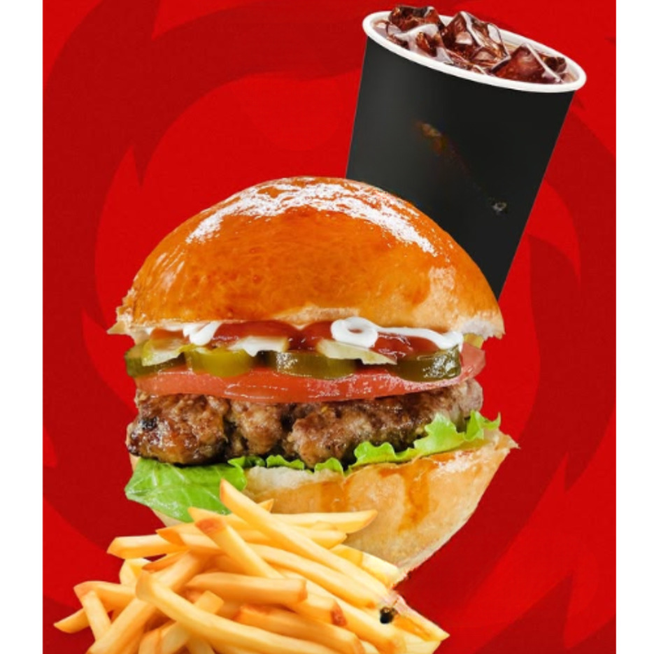 Big Burger Menü