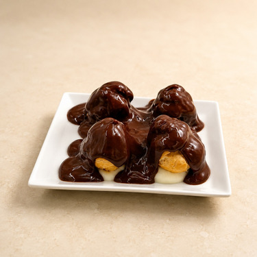 Klasik Çikolatalı Profiterol (Porsiyon)