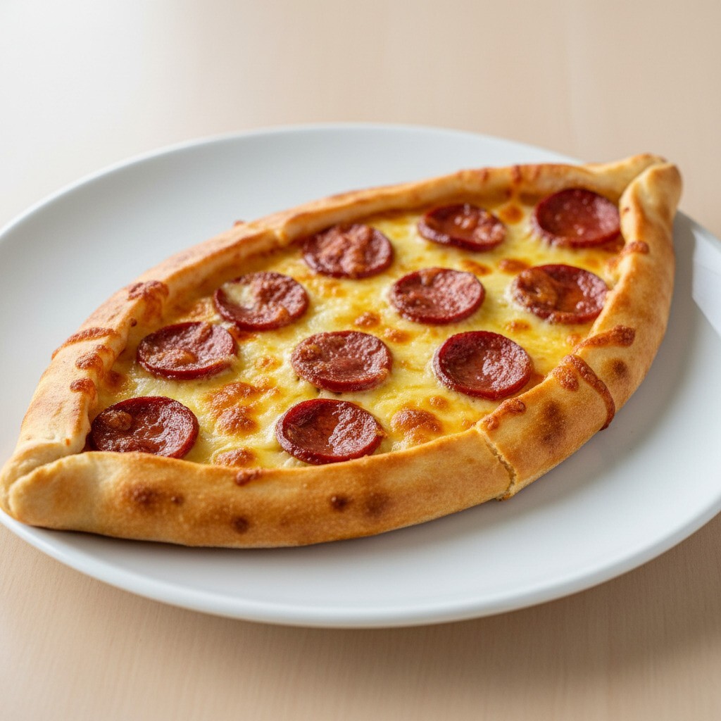 Kaşarlı Sucuklu Pide