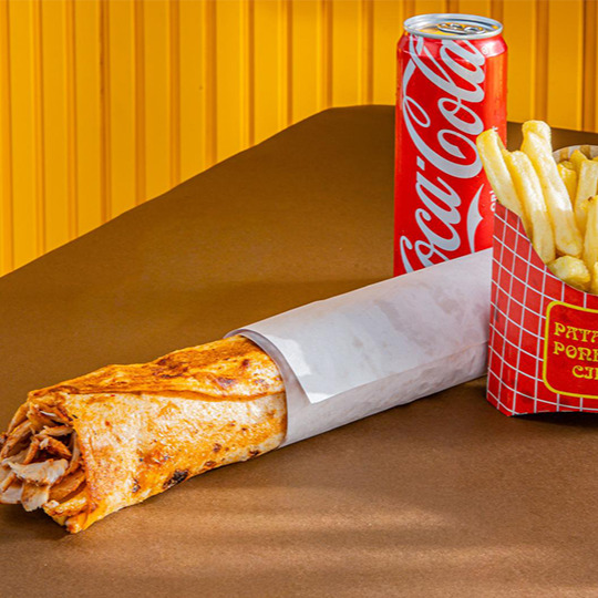Tavuk Döner 45 cm Zurna Menü (100 gr)