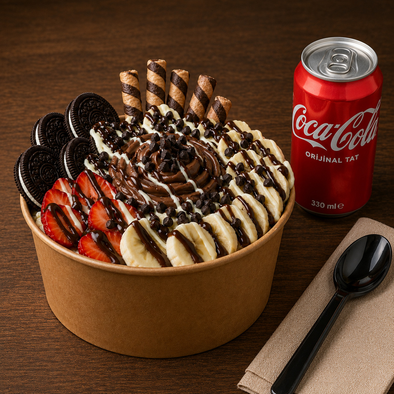 Enişte Bowl + Coca Cola (330 ml)