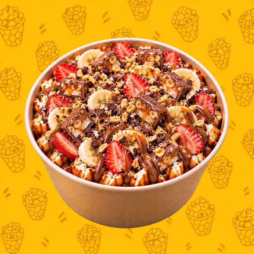 Snickers Bomb Kova Waffle (450gr)