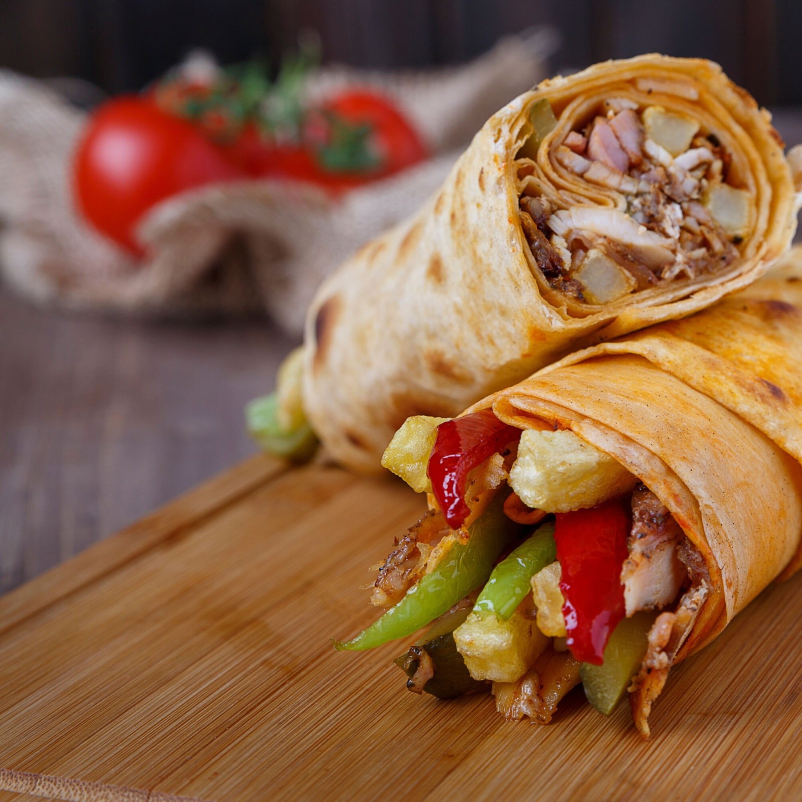 Jumbo Tavuk Döner Dürüm (25 cm)
