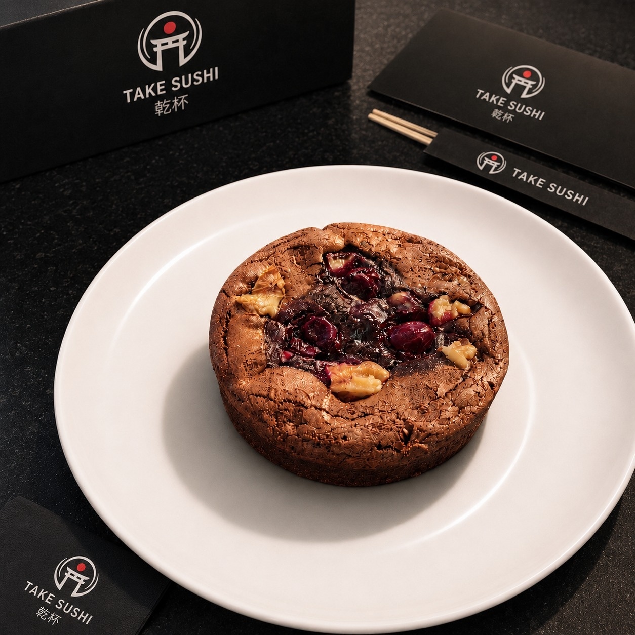 Vişneli Cevizli Brownie