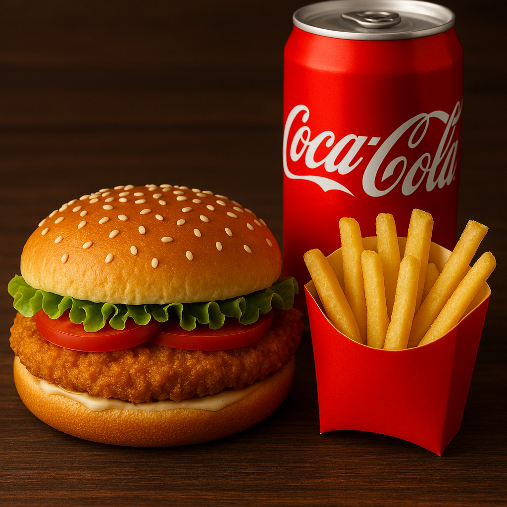 Çıtır Tavuk Burger Menü (Chipotle Sos)