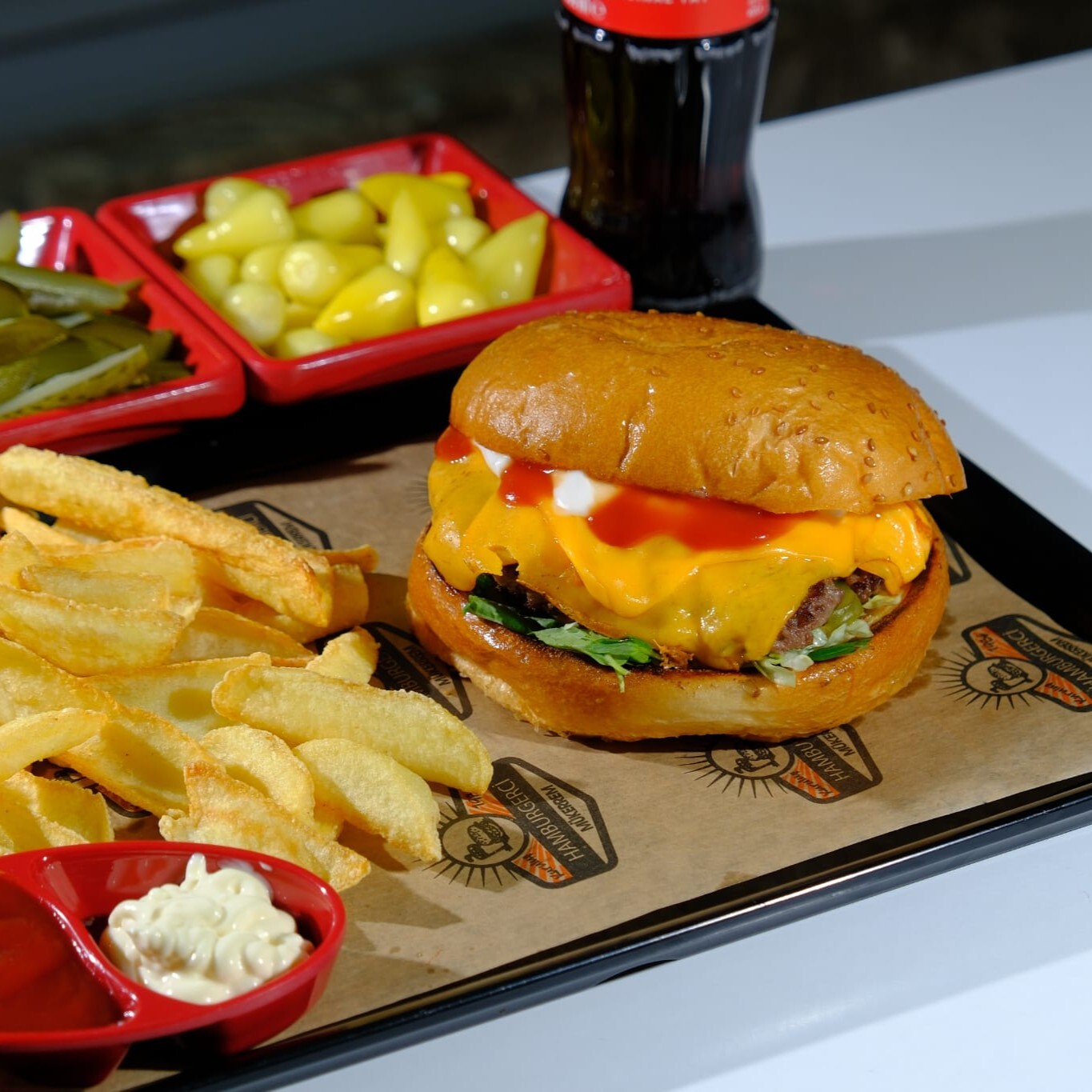 Cheeseburger Menü 1