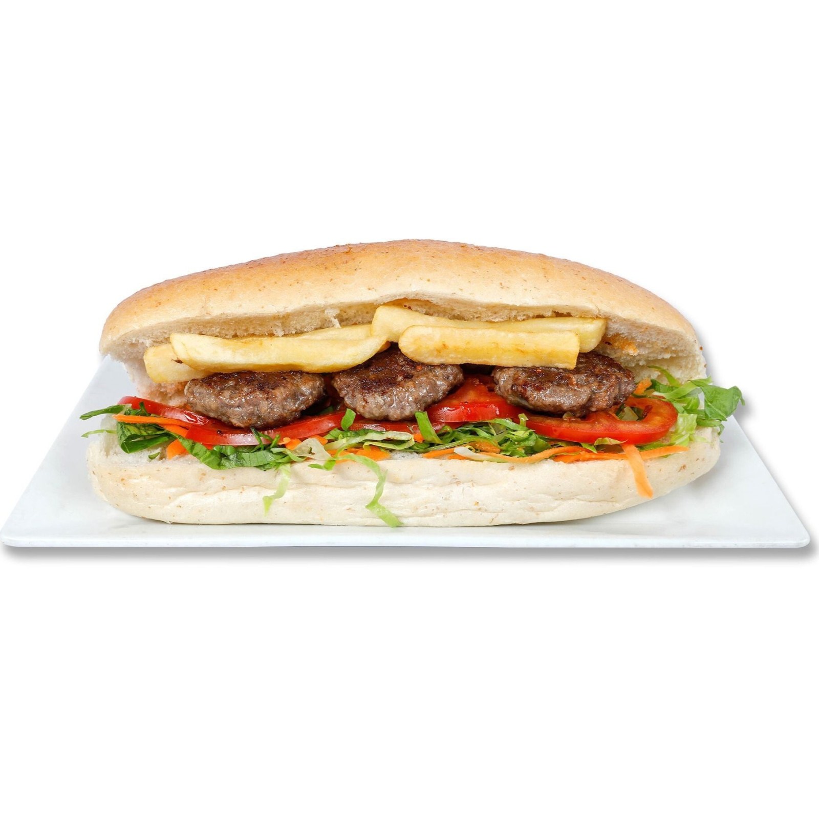 2'li Köfte Ekmek+1 Lt Kola+Patates Kızartması+Tatlı