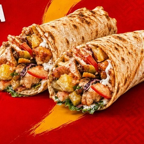 Mega Çift Lavaş Htay Usülü Tavuk Döner Dörüm