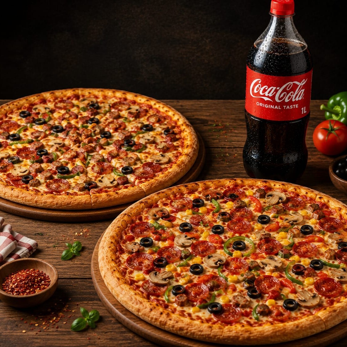 2 Lİ BÜYÜK PİZZA MENÜ
