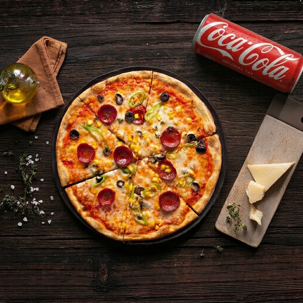 Kiri Pizza + Coca-Cola 330 Ml