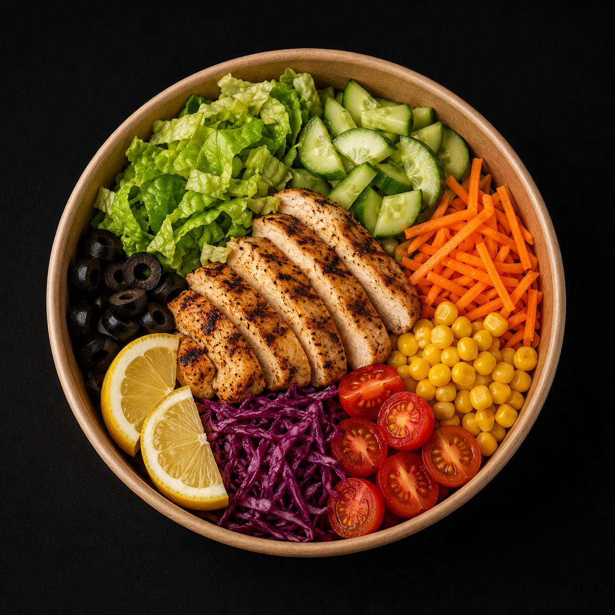 Izgara Tavuk Salata