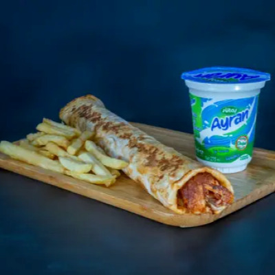 Mega Tavuk Döner Dürüm & Patates Kızartması Menü