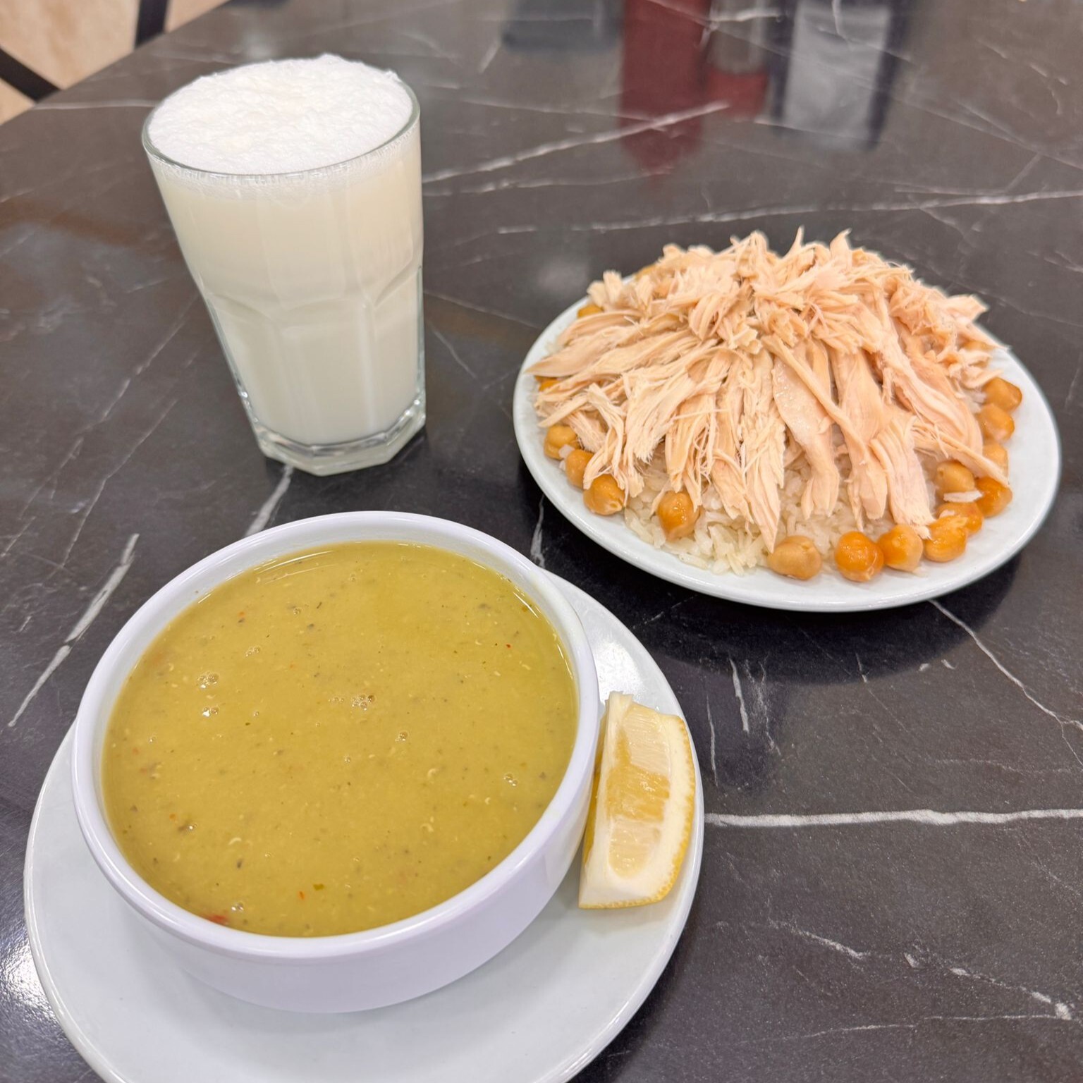 Tavuklu Pilav +Açık Ayran+Mercimek Çorbası