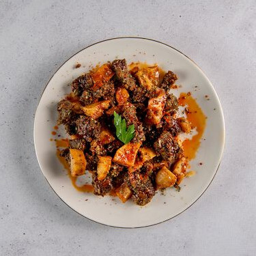 Patatesli Dana Arnavut Ciğeri & Pirinç Pilavı