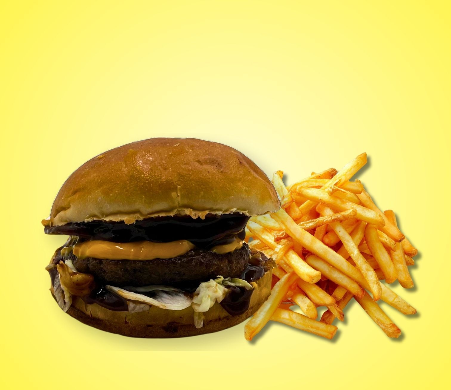 BBQ Burger Menü