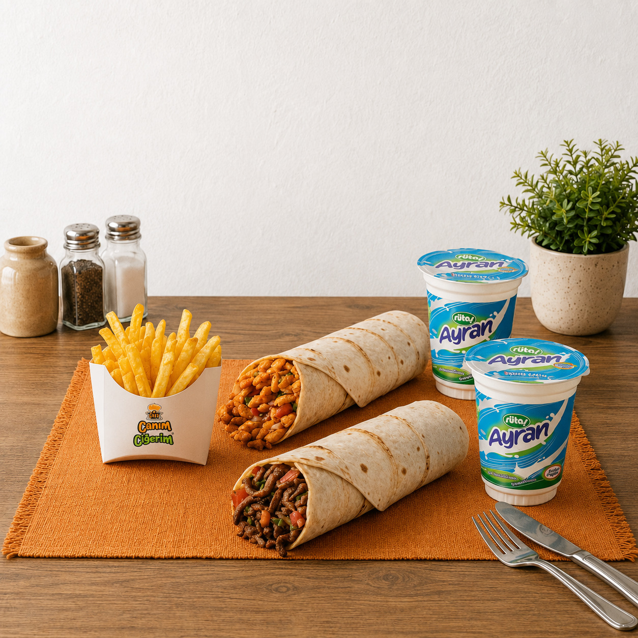 Mix Tantuni Dürüm Menü