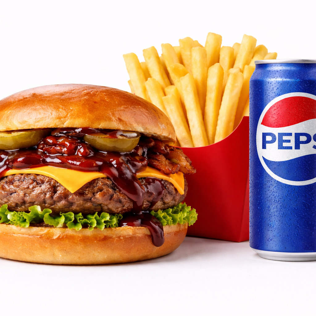 Barbekü Burger Menü