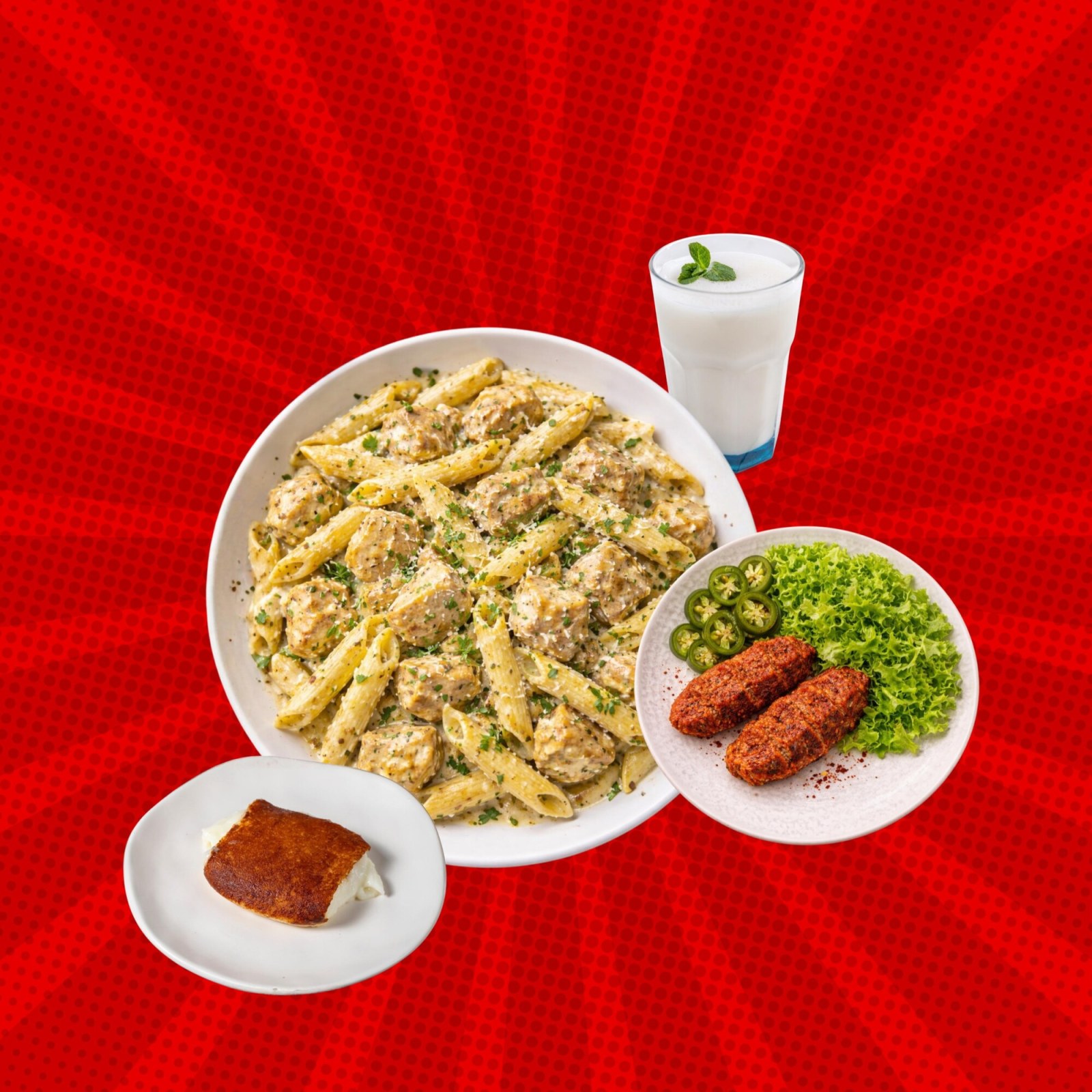 Kekiklim Tavuklu + Tatlı + İçecek