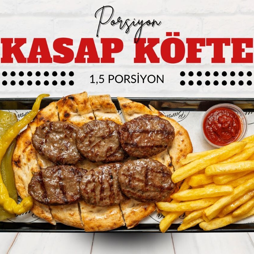 Kasap Köfte Menü 1.5 Porsiyon