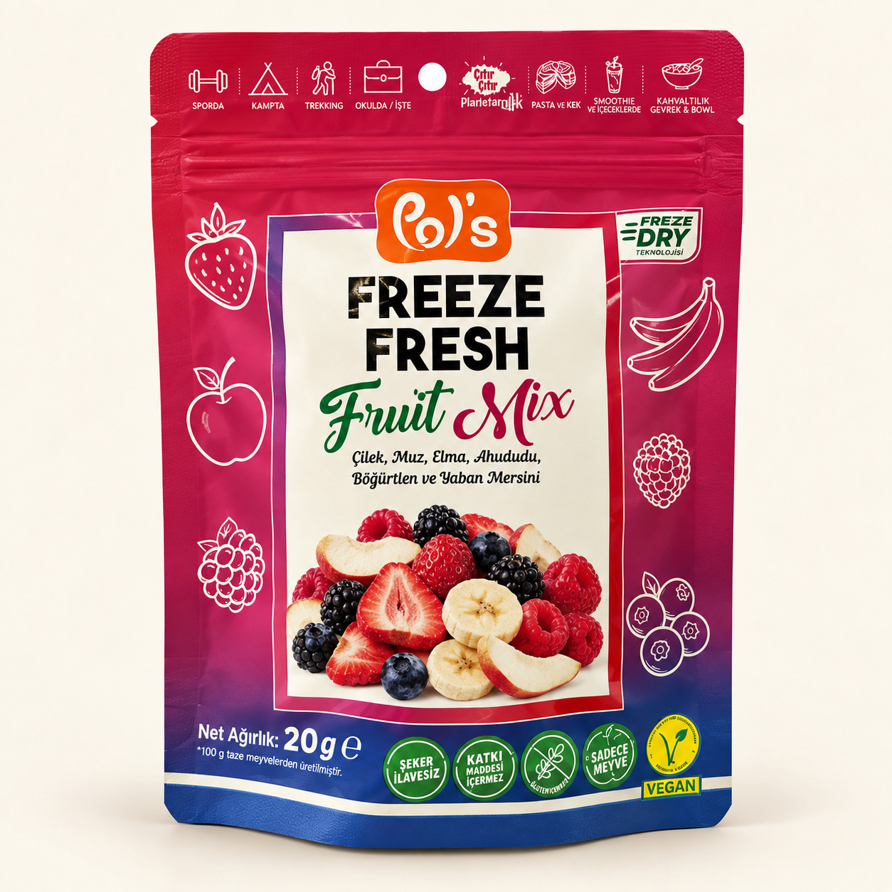Freeze Fresh Fruit Mix - 20 g