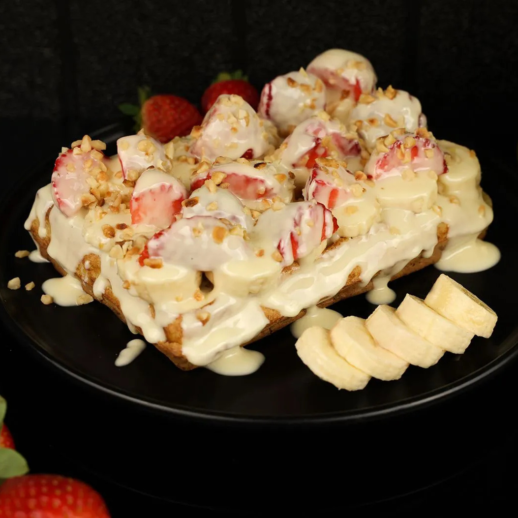 Beyaz Çikolatalı Waffle (2 Kişilik)