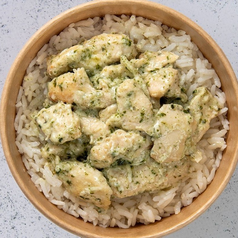 Sporcu Menü Pilavüstü Pesto Soslu Tavuk