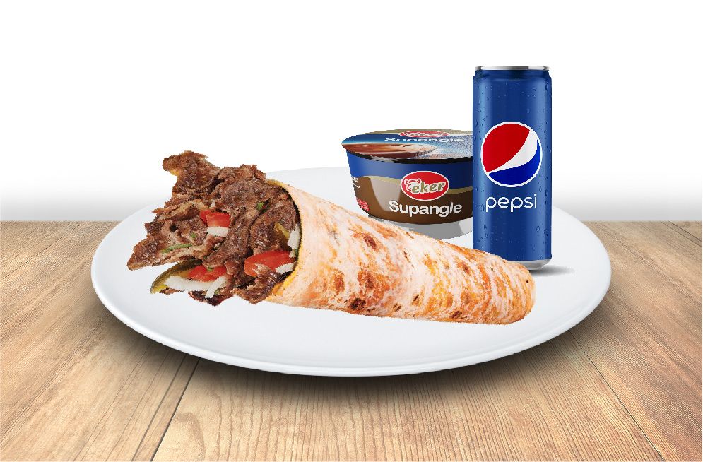 Zurna Et Döner (130 gr.) tatlı kutu pepsi